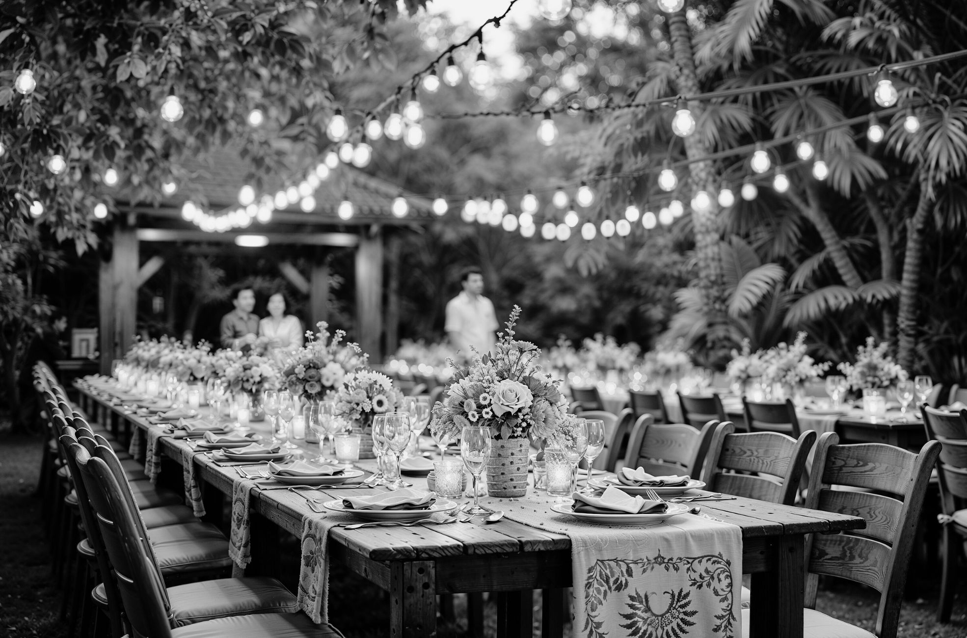 Outdoor Table Setting