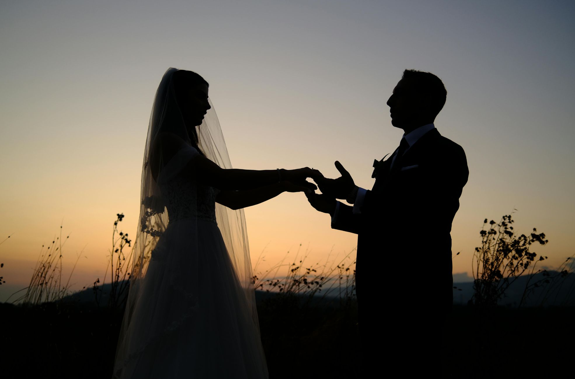 Couple Exchanging Wedding Vows