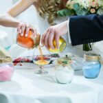 Wedding Couple Pouring Drinks