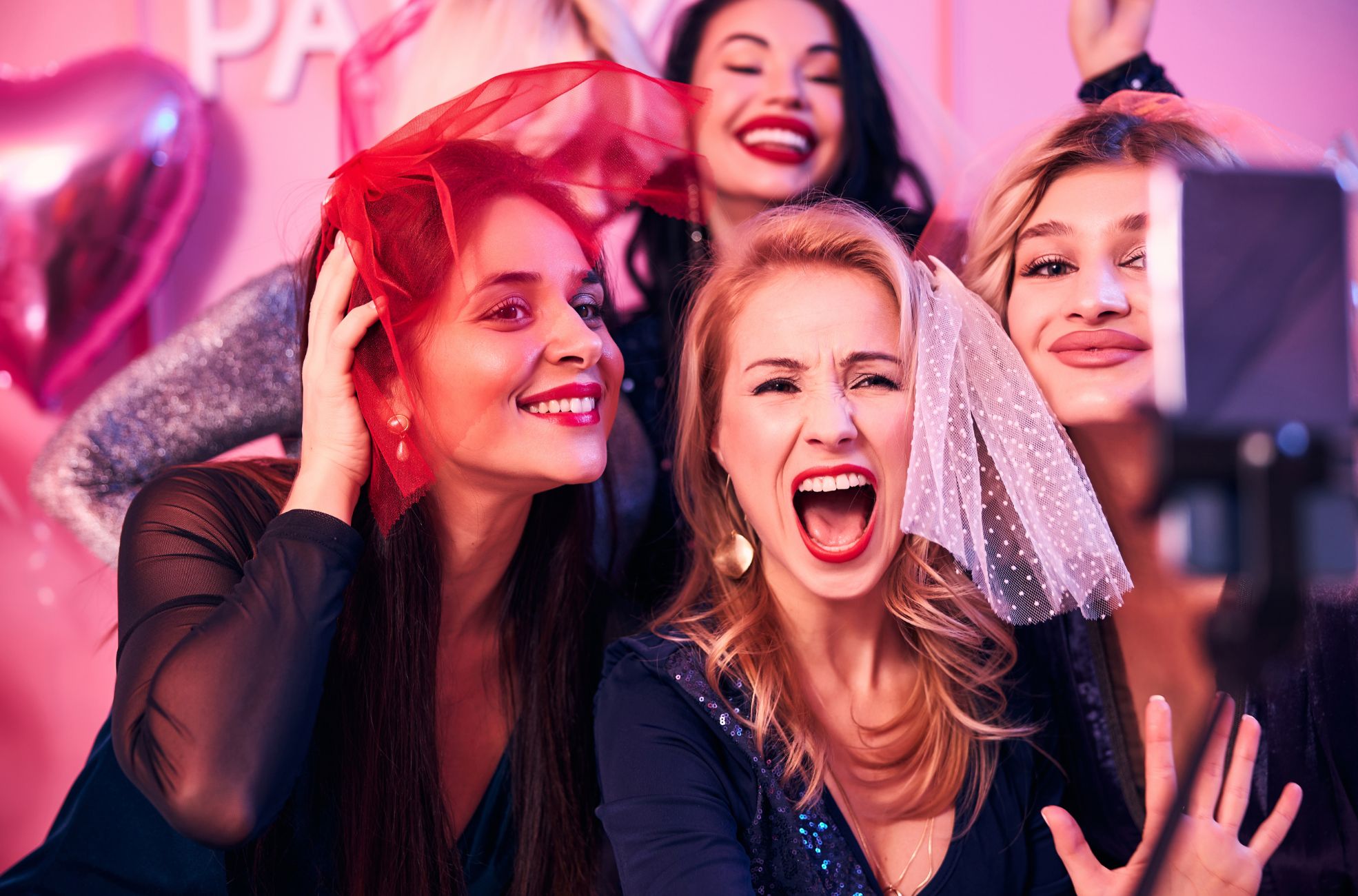 Women In Photo Booth